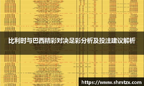 比利时与巴西精彩对决足彩分析及投注建议解析